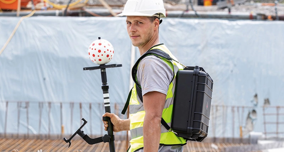 Leica iCON iCS in cantiere